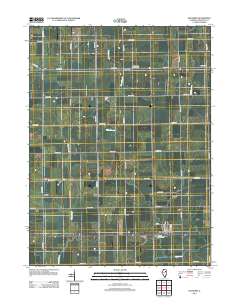 Saunemin 2012 topographic map thumbnail