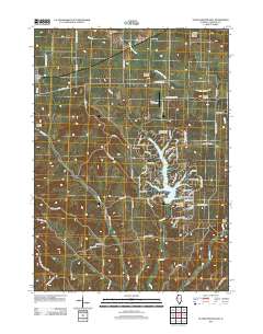 Scales Mound East 2012 topographic map thumbnail