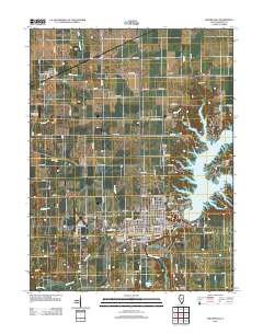 Shelbyville 2012 topographic map thumbnail