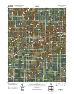 Woodbury 2012 topographic map thumbnail