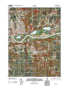 La Salle 2012 topographic map thumbnail