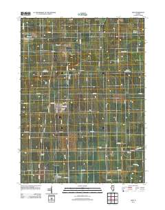 Ohio 2012 topographic map thumbnail
