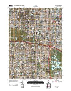 Palatine 2012 topographic map thumbnail