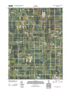Southeast Pontiac 2012 topographic map thumbnail