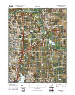 Springfield East 2012 topographic map thumbnail