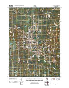 Woodstock 2012 topographic map thumbnail