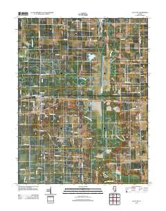 Clay City 2012 topographic map thumbnail