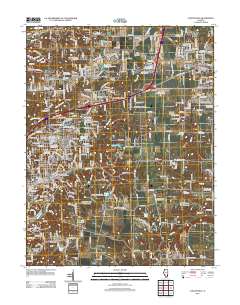 Collinsville 2012 topographic map thumbnail