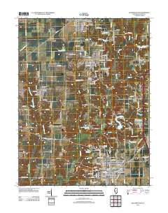 Gillespie South 2012 topographic map thumbnail