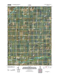 Garden Prairie 2012 topographic map thumbnail