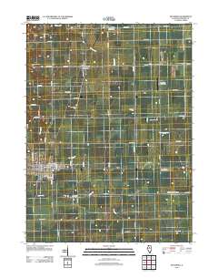 Metamora 2012 topographic map thumbnail