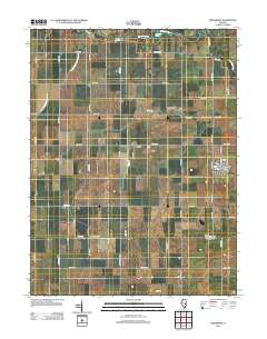 Hindsboro 2012 topographic map thumbnail