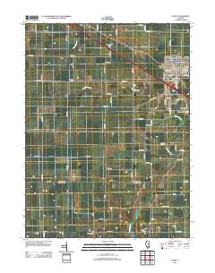 Le Roy 2012 topographic map thumbnail