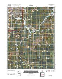 Kankakee 2012 topographic map thumbnail