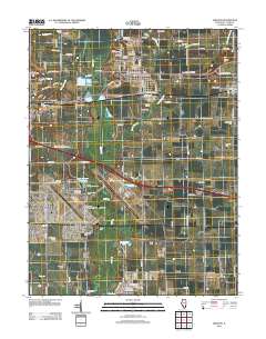 Lebanon 2012 topographic map thumbnail