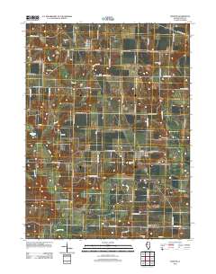 Maquon 2012 topographic map thumbnail