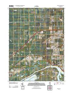 Minooka 2012 topographic map preview