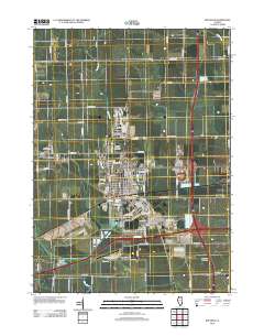 Rochelle 2012 topographic map thumbnail