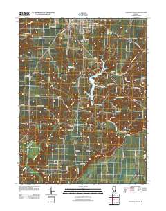 Rushville South 2012 topographic map thumbnail