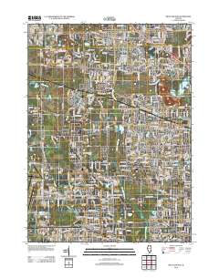 West Chicago 2012 topographic map thumbnail