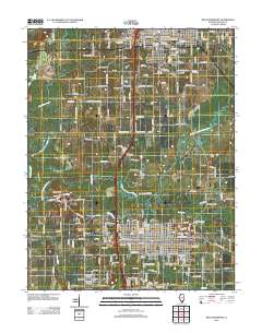 West Frankfort 2012 topographic map thumbnail