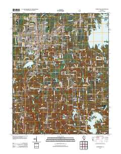 Carbondale 2012 topographic map thumbnail