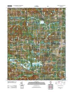 Carrier Mills 2012 topographic map thumbnail