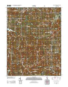 Creal Springs 2012 topographic map thumbnail