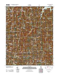 Makanda 2012 topographic map thumbnail