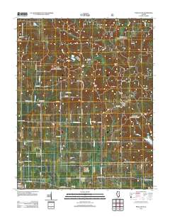 Paducah NE 2012 topographic map thumbnail