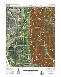 Wolf Lake 2012 topographic map thumbnail