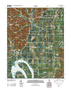Tamms 2012 topographic map thumbnail