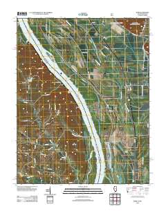 Ware 2012 topographic map thumbnail