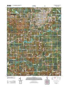 Harrisburg 2012 topographic map thumbnail