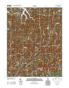 Lick Creek 2012 topographic map thumbnail
