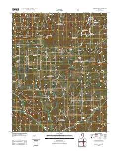 Karbers Ridge 2012 topographic map thumbnail
