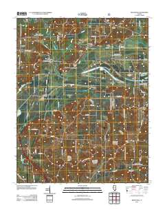 Reevesville 2012 topographic map thumbnail