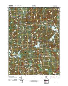 Coventry Center 2012 topographic map thumbnail
