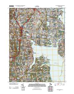 East Greenwich 2012 topographic map thumbnail