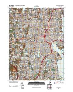 Providence 2012 topographic map thumbnail