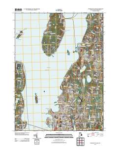 Prudence Island 2012 topographic map thumbnail