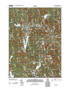Chepachet 2012 topographic map thumbnail