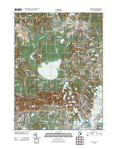 Kingston 2012 topographic map thumbnail
