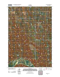 Murdo SE 2012 topographic map thumbnail