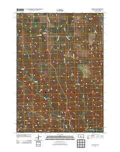 Murdo SW 2012 topographic map thumbnail