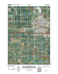 Mitchell 2012 topographic map thumbnail