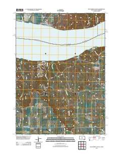 Bon Homme Colony 2012 topographic map thumbnail