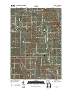 Bams Butte 2012 topographic map thumbnail