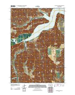Alleman Station 2012 topographic map thumbnail