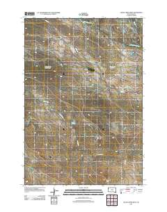 Alkali Creek West 2012 topographic map preview